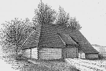 tzv. fojtova stodola ( © J.H.Turek, 1898)