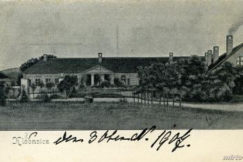 zámek na pohlednici 1907 (zdroj:  http://www.ilava.sk)