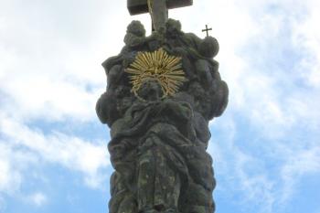 Sousoší Nejsvětější Trojice v Dubé ( © Pavel Vítek 07/2015)