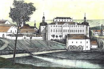 Kácov,odle litografie  19.století (© jan heřman, 07/2012)