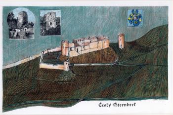Český Šternberk po dobytí v roce 1467 (© jan heřman, 12/2012)