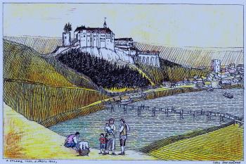 Český Šternberk v roce 1903 (© jan heřman, 09/2013)