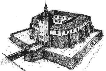 rekonstrukce Roberta Kubiszyna podle kresby B. Guerquina ( © R.Krajewski, R.Kubiszyn 