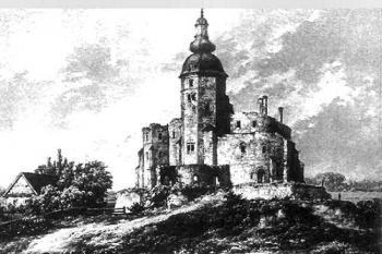 pohled od severovýchodu - obraz z 2. poloviny 19. století ( © Napoleon Orda)