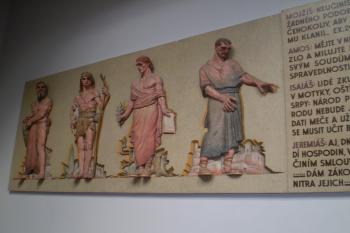 Detail reliéfu starozákonních proroků (© Johannes Cladis, 05/2016)