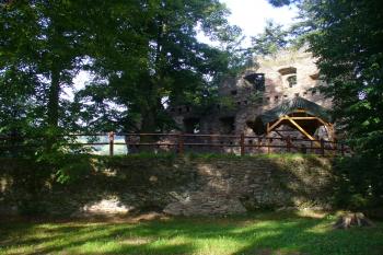 Dalečín - zřícenina hradu (© Pavel Jarý, 10.08.2009)