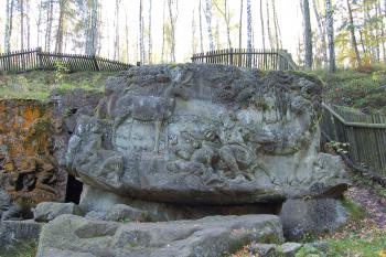 vidění sv. Huberta (© rodo chrozit, 10/2010)