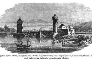 Pohled na hrad z knihy Hrady, zámky a tvrze království českého - A.Sedláček (-)