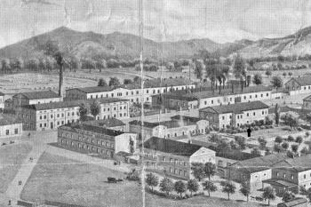 výřez z dobového prospektu frýdlantských železáren před koncem 19. století (archiv. J. Štěpánka) ( © Fr. Musil: Neznámé zámky Moravy a Slezska, 2015 )