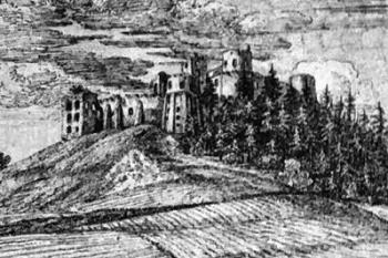 pohled od východu v 19. století ( © K.W.Kielisiński, 1832)