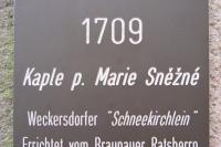 kaple Panny Marie Sněžné