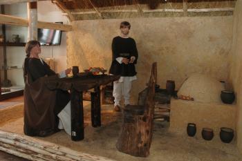 Život ve středověku - expozice v Mariánské Týnici. (© Václav Podestát, 04/2012)