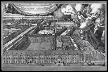 Kupferstich von Michael Wening, Kresba 1701. ( © zdroj: http://www.residenz-muenchen-blog.de/)