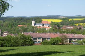 klášter z kopce Hůrka ( © Milan Caha 05/2009)