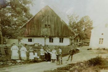mlýn v době 1. světové války (tabule naučné stezky)