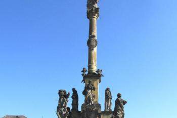 Morový sloup na moravskotřebovském náměstí ( © Pavel Vítek 05/2016)