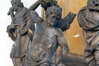 socha sv. Šebestiána (© Pavel Zany Komárek 30. 10. 2010)