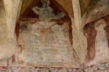 nástěnné malby v presbytáři (© Pavel Zany Komárek  2. 5. 2015)