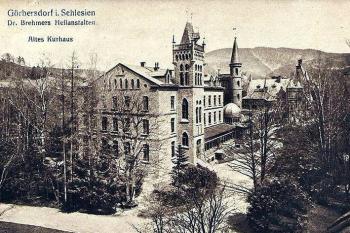 Sanatorium na staré pohlednici. ( © zdroj: http://podroze.onet.pl/)