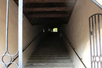 Schody mrtvých vedoucí ke hřbitovu na Křížovém vrchu v Moravské Třebové ( © Pavel Vítek 05/2016)