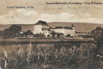 Na pohlednici z počátku 20. stol. ( © zdroj: http://www.ansichtskarten-mailberg.at)