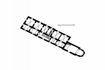 půdorys zámku (© Soukup, Josef et al. Soupis památek historických a uměleckých v politickém okresu ledečském. Artefactum, Praha 2010)