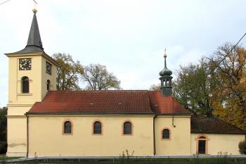 Kostel sv. Havla v Tuchlovicích u Kladna (© Pavel Vítek 10/2020)