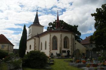 Těnovice kostel (© Jiří Špaček, 08/2016)
