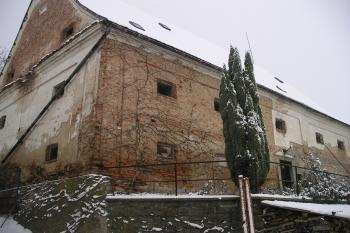 Bludoveček-barokní sýpka na místě letohrádku (© Vlastislav Mareček, 01/2016)
