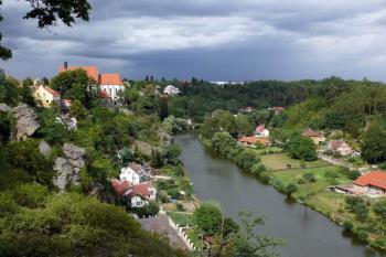 Údolí Lužnice a město (© Jiří Cukr, 07/2007)