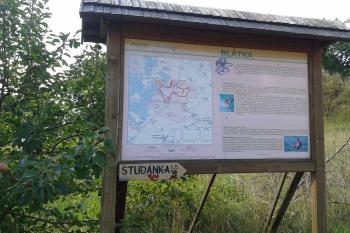 Infotabule PR Blátka ( © Ivo Rozehnal 07/2016)