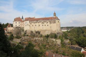 Pohled na hrad z vyhlídky. (© Luděk Vláčil 09/2016)