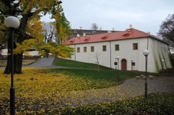 budovy před zámkem (© Rodochrozit, 11/2013)