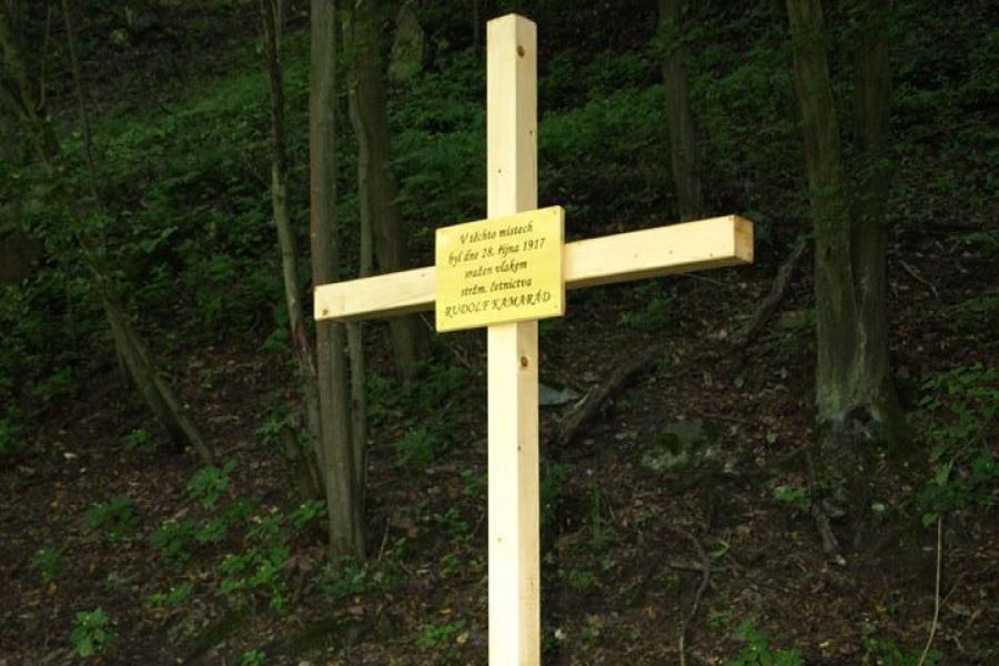 kříž stržm. Rudolfa Kamaráda