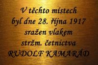 kříž stržm. Rudolfa Kamaráda