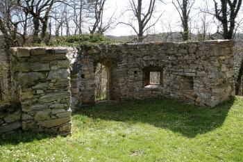 interiér patra severovýchodní polygonální bašty (© Pavel Zany Komárek 16. 4. 2016)