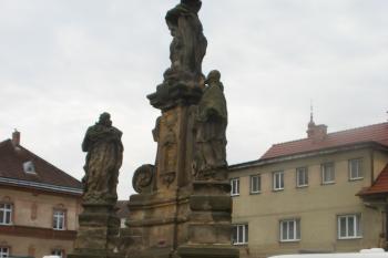 Mariánské sousoší v Kopidlně (© Jiří Špaček, 9/2016)