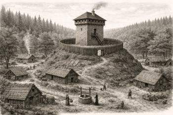 Hypotetická ppodoba tvrze (© vytvořeno /chatgpt/)