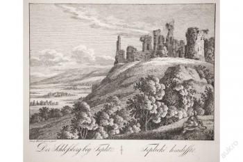 Schlossberg bei Teplitz 1821 (© Johannes Cladis, 02/2016)