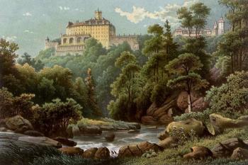 Zámek před poslední přestavbou - 1890 (© zdroj: https://de.wikipedia.org)
