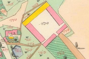 dvůr v r. 1826 ( © zdroj: http://archivnimapy.cuzk.cz/)