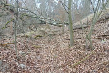 Jižní příkop /od východu/ (© Dušan Dohňanský  01/2022)