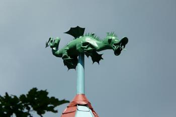 detail Čínského pavilonu (© Alena Volná, 5/2009)