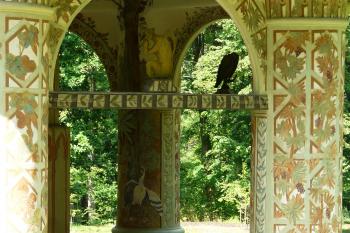 detail Čínského pavilonu (© Alena Volná, 5/2009)