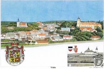Vlašim kolem roku 1920 (© jan heřman, 02/2012)