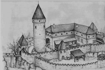 Idealizovaná podoba hradu (J.Kopčil ©  , 06/2011)