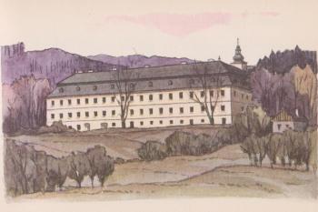 Sken z knihy Naše hrady a kaštieľe, Mladé léta 1970 (© Marián Velda 1970)
