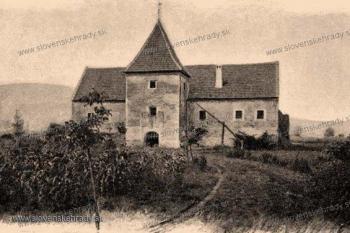 kaštieľ  Šimonovany-dobová pohlednice 1. pol. 20. stol. (© zdroj: http://www.slovenskehrady.sk)