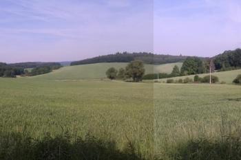 Pohled od Loupežníka na část Záhoří - PR Kněží hora je vlevo ( © Ivo Rozehnal 06/2017)