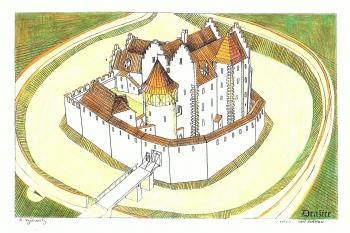 Hrad podle R. Vyškovského (© jan heřman, 08/2012)